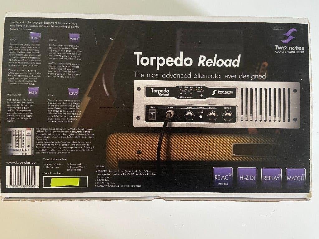 Two Notes Torpedo Reload : Attenuator, Audio, Tv en Foto, Professionele apparaten, Ophalen, Nieuw, Audio