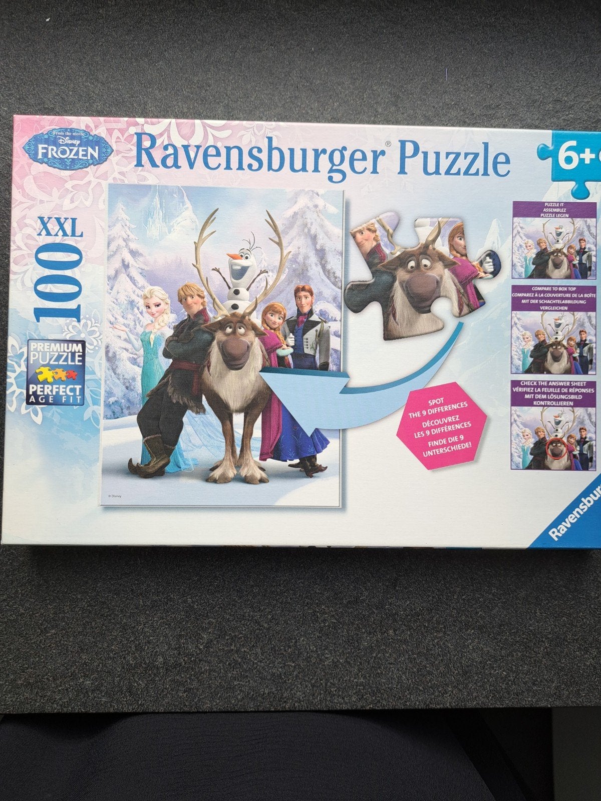 Puzzel: Frozen, Ophalen
