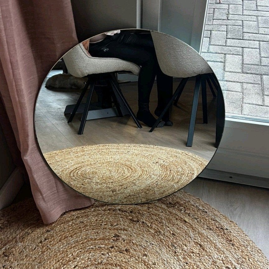 Ronde Spiegel 60 cm diameter, Enlèvement, Comme neuf, 50 à 75 cm