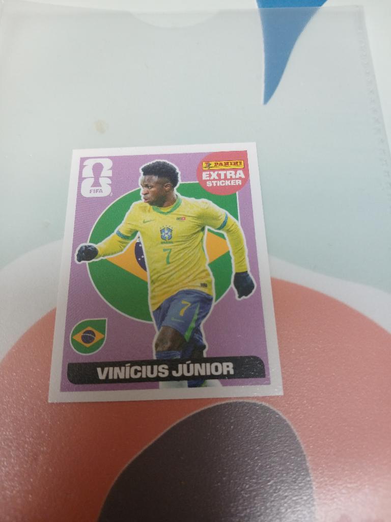 Panini extra sticker vinicius junior, Verzamelen, Stickers, Ophalen, Nieuw, Sport