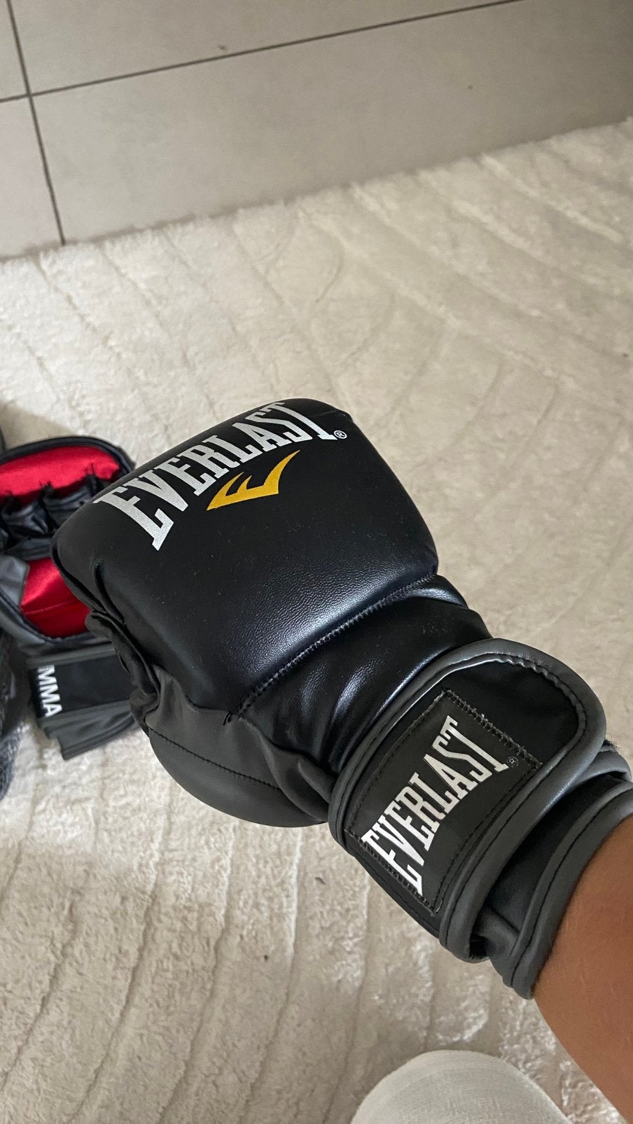 Gants d'entraînement Everlast MMA Striking (taille : L/XL), Enlèvement ou Envoi, Comme neuf, Accessoire de boxe
