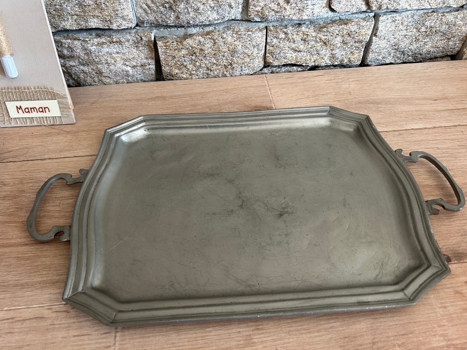 Plateau, Antiek en Kunst, Antiek | Tin, Ophalen