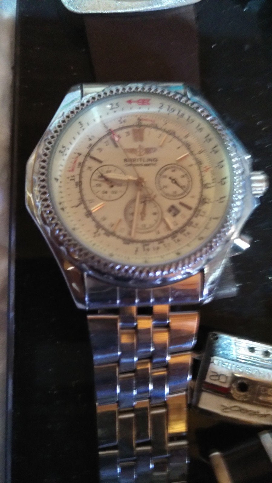Breitling Chronomat — Chronographe automatique — Acier — Par, Enlèvement, Acier, Acier, Breitling