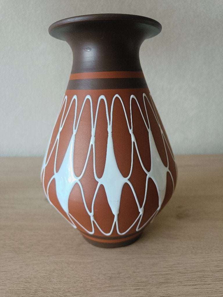Vintage decoratieve vaas (jaren '70), Antiek en Kunst, Ophalen of Verzenden