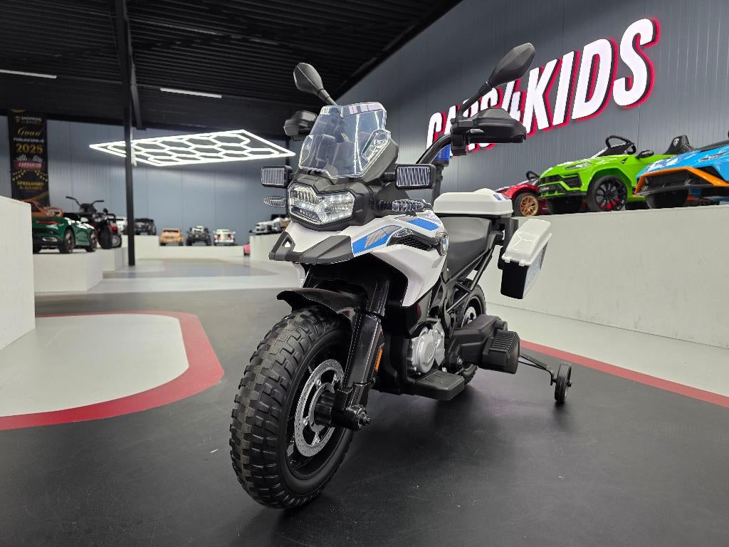 Kindermotor BMW F850 politie - rubberen banden - verlichting, Ophalen of Verzenden, Nieuw