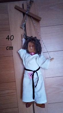 marionnette artis. part en bois judoka  TBE 7€, Enlèvement ou Envoi, Comme neuf