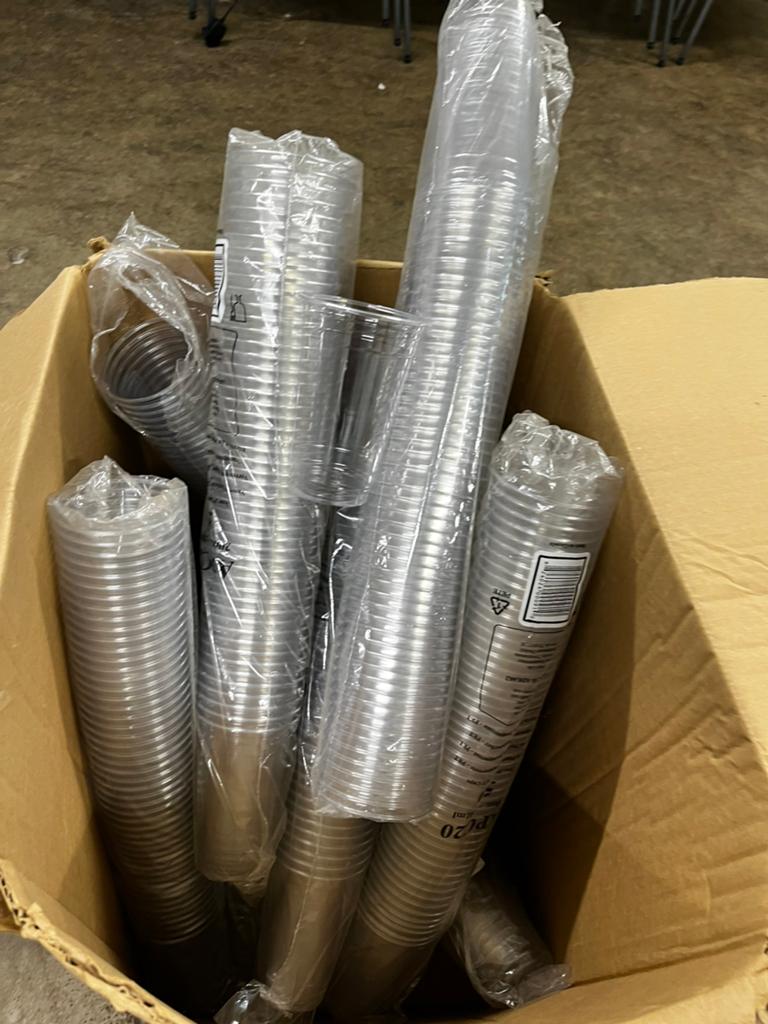 Plastic beker, zonder deksels 450 stuks, Ophalen, Zo goed als nieuw