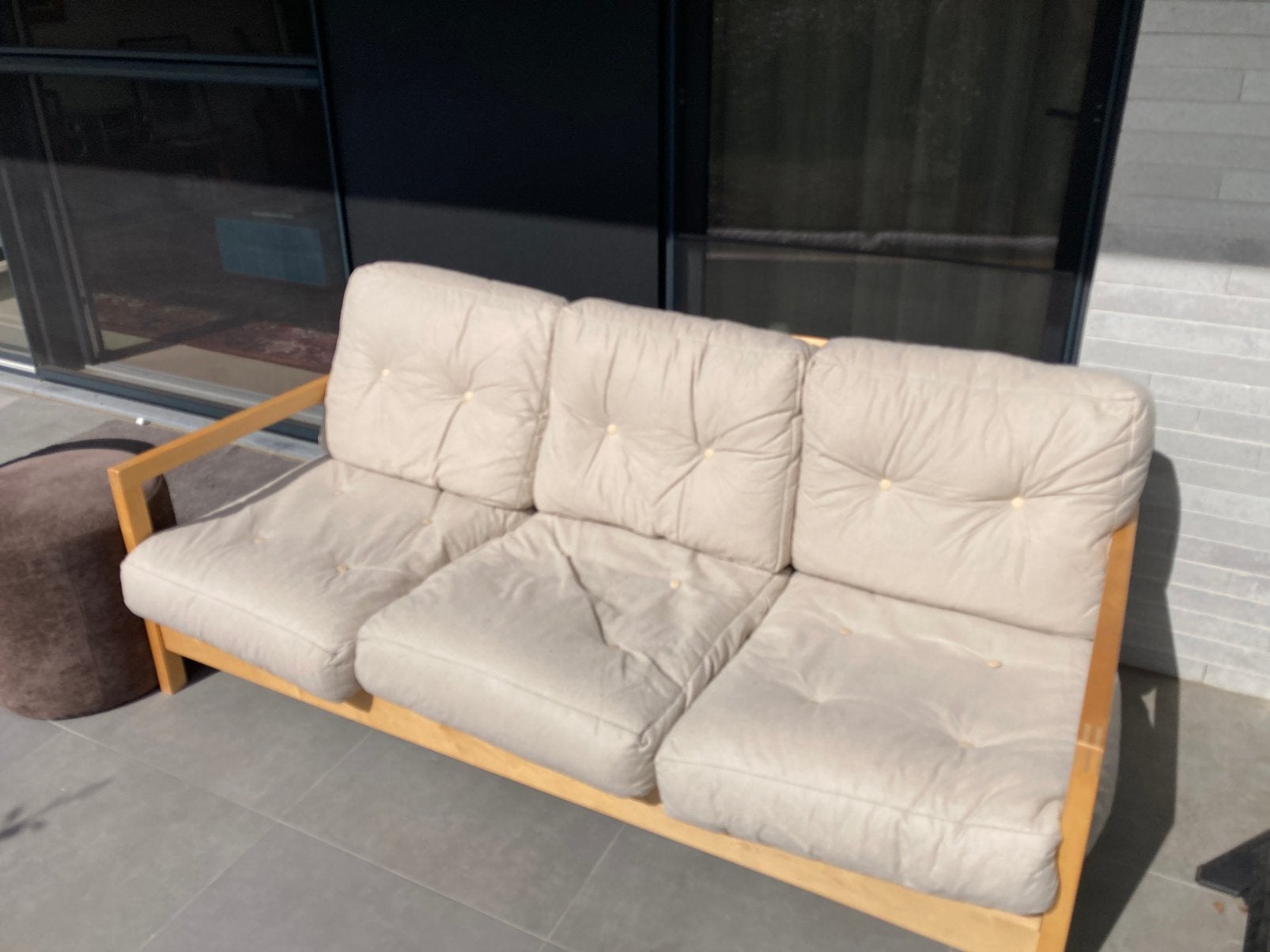 IKEA Lillberg 3-zitsbank hout / Japandi – VANDAAG OPHALEN, Enlèvement, Comme neuf, Bois