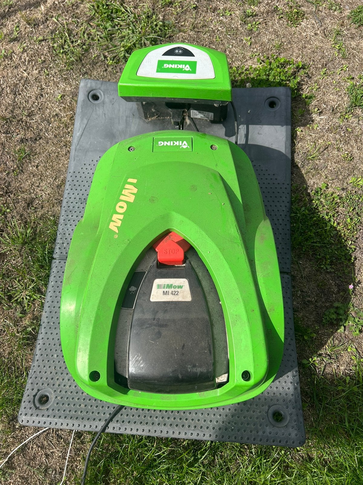 Gras robot Viking, Enlèvement, Utilisé, 20 à 25 cm, Avec capteur de pluie