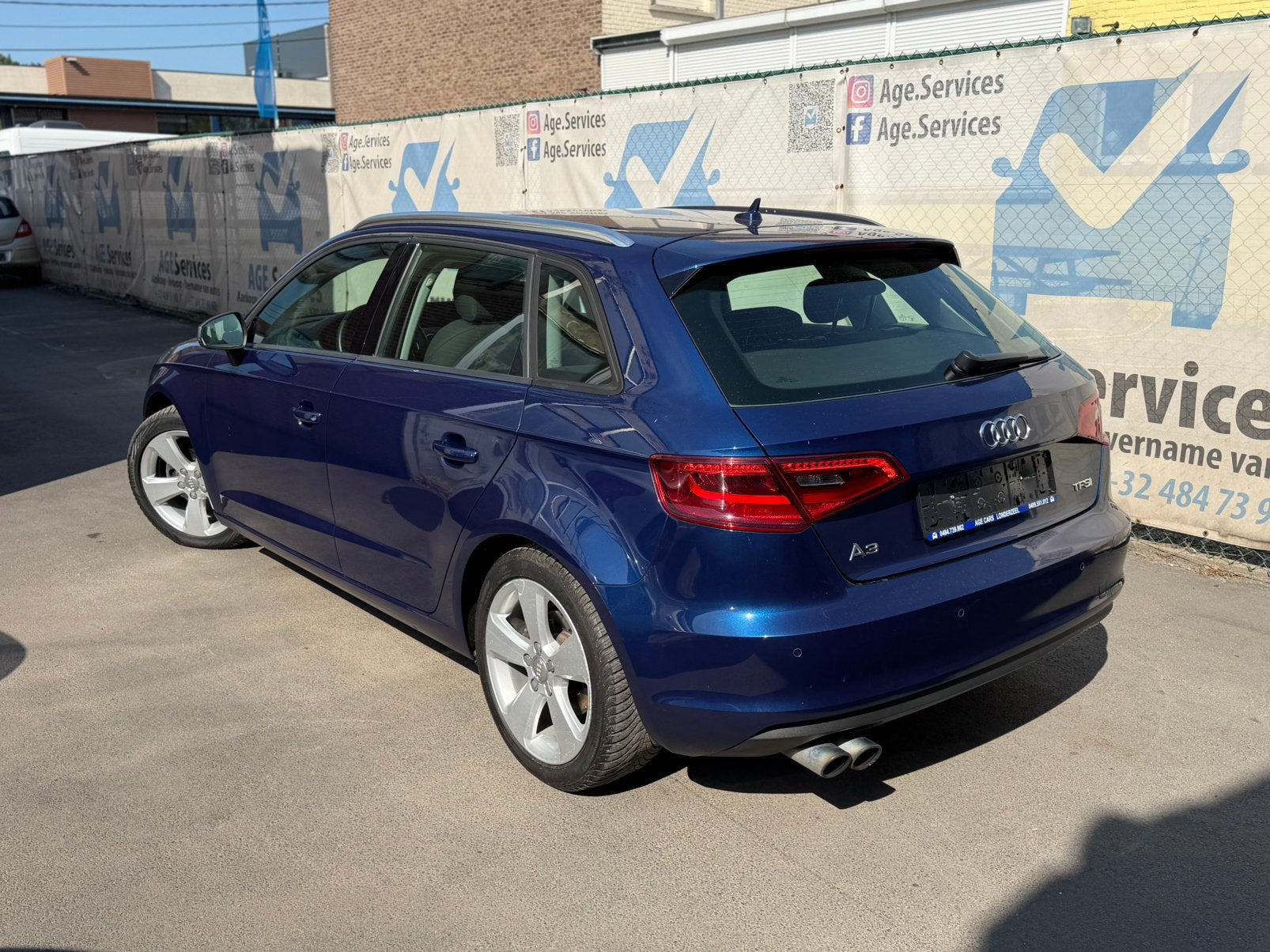 Audi A3 benzine Automaat 1.4 TFSI S-Tronic, Auto's, Euro 5, Monovolume, 4 cilinders, Blauw