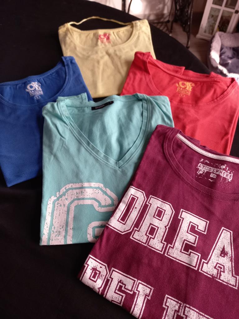 Pakket van 5 tshirts, Ophalen of Verzenden