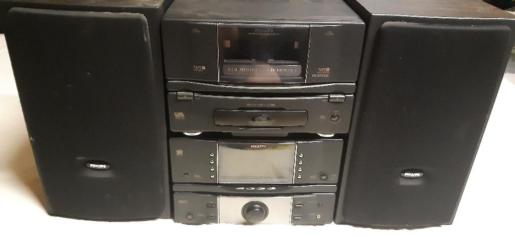 Stereoketen, Audio, Tv en Foto, Ophalen, Gebruikt, Cassettedeck, Philips