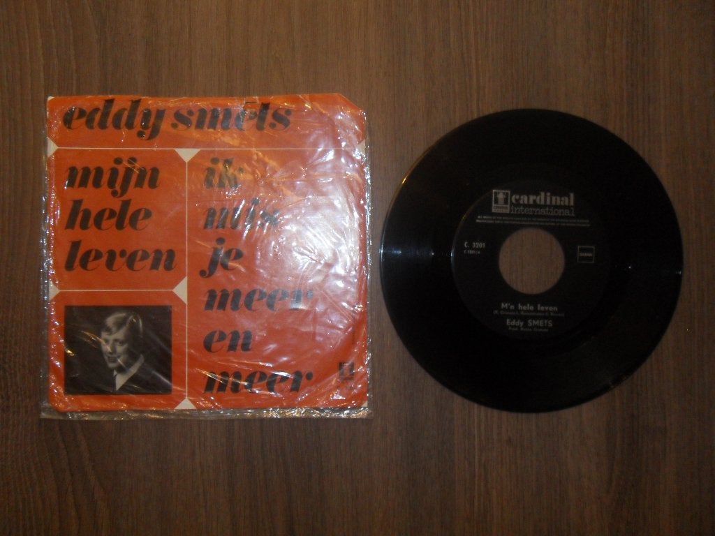 Eddy Smets - M'n hele leven, Cd's en Dvd's, Ophalen of Verzenden, Gebruikt, 7 inch, Levenslied of Smartlap