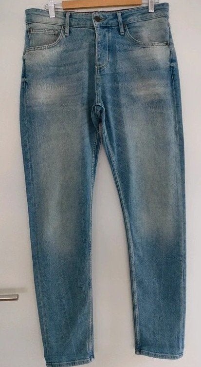 Herenjeans Blue Ridge maat 32/34 of Medium straight fit, Blauw, Ophalen of Verzenden, Zo goed als nieuw, Blue Ridge
