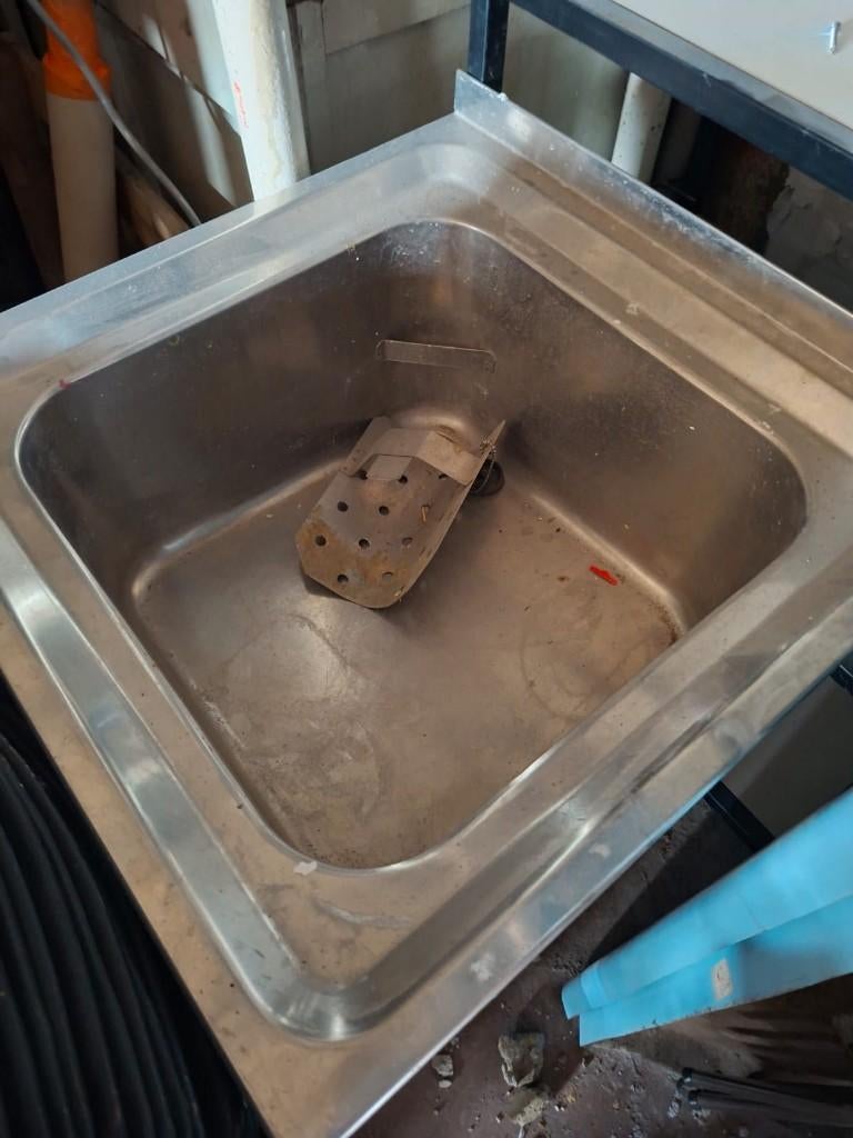 Franke inox spoelbak, Ophalen, Minder dan 50 cm, Overige kleuren, Zo goed als nieuw