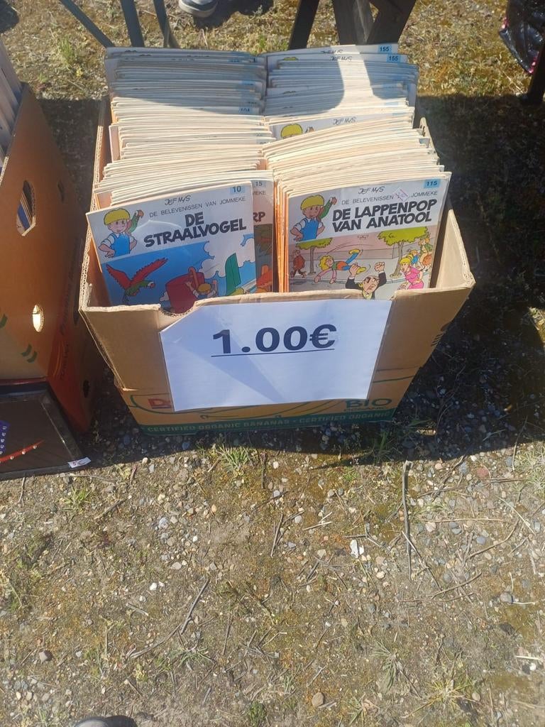 Jommeke strips, Ophalen