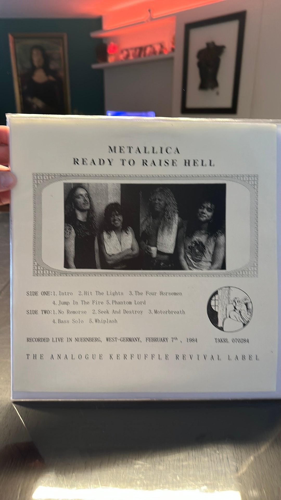 Metallica - ready to raise hell, Limited edition, Verzenden, Zo goed als nieuw, 12 inch