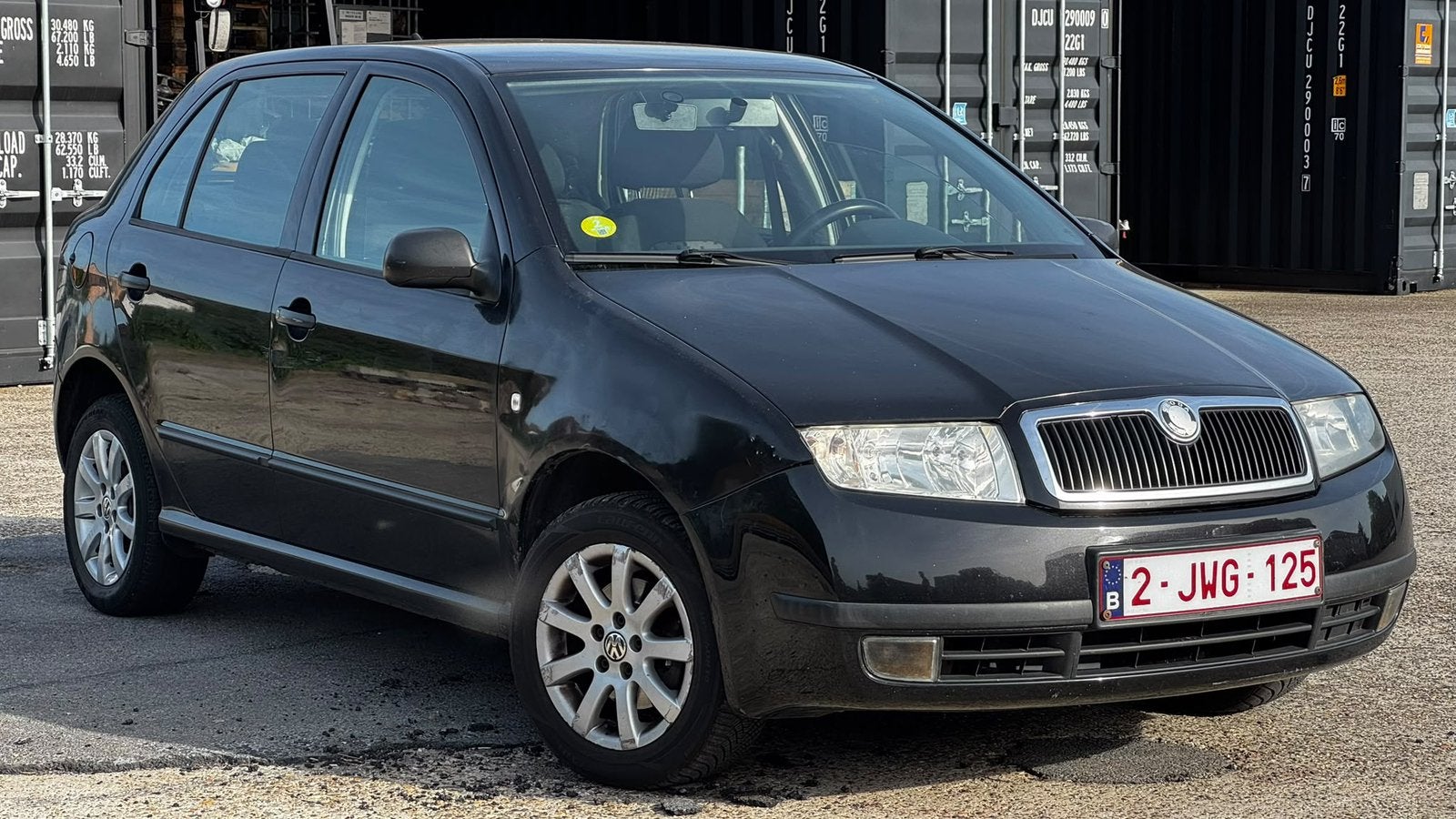 Te koop: Skoda Fabia 1.2 Benzine – Euro 4, Autos, Achat, Boîte manuelle, Noir, 5 portes