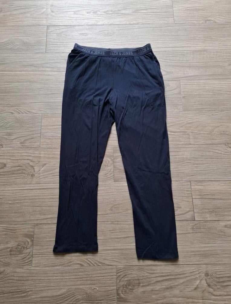 Jack & Jones Pyamabroek of Loungebroek - L/XL Marineblauw, Vêtements | Femmes, Pyjamas, Jack & Jones, Enlèvement ou Envoi, Porté