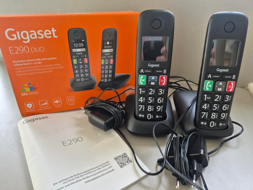 Gigaset E290 duo, NP 79€, nieuw met garantie!, Enlèvement ou Envoi