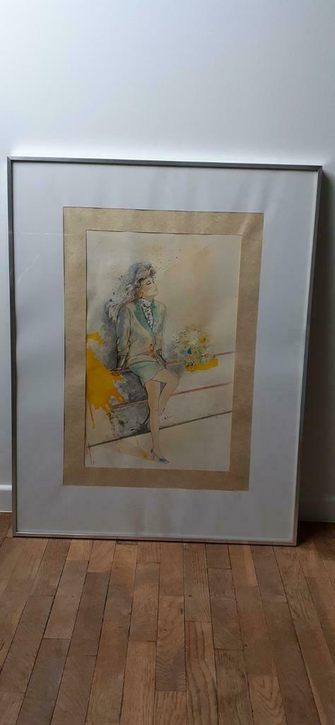 Werk in paint brush van Kristine Tronquo, Ophalen