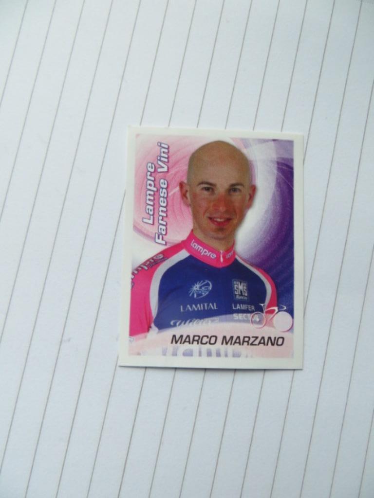 Sticker Sprint 2010: Marco Marzano -Lampre Farnese Vini -197, Verzamelen, Ophalen of Verzenden, Nieuw, Sport