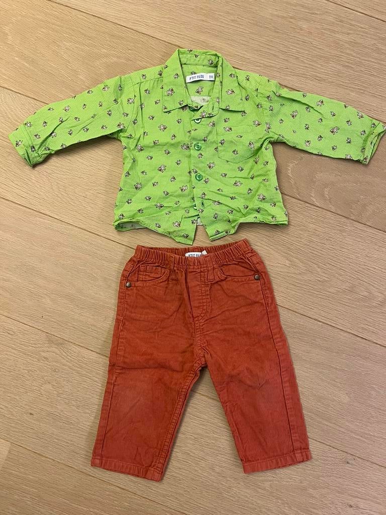Babyset merk P’tit Filou maat 74 - 9 maanden, Kinderen en Baby's, Ophalen of Verzenden, Gebruikt