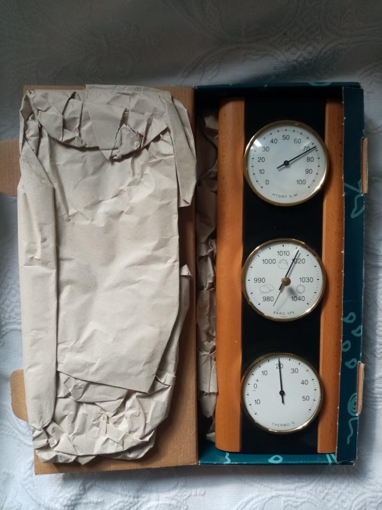Thermometer Barometer Hygrometer Duitse wanddecoratie 35/12c, Ophalen of Verzenden, Nieuw, Barometer