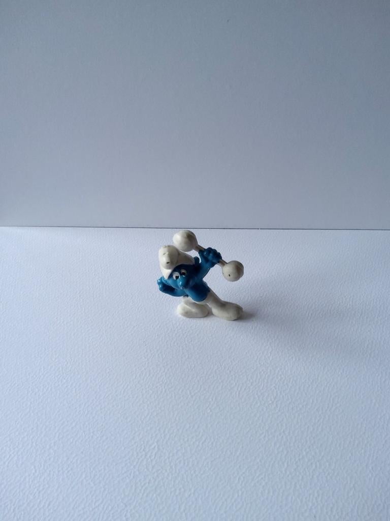 Sterk plagiaat Smurf, Verzamelen, Smurfen, Ophalen of Verzenden, Gebruikt, Potige Smurf, Poppetje, Figuurtje of Knuffel