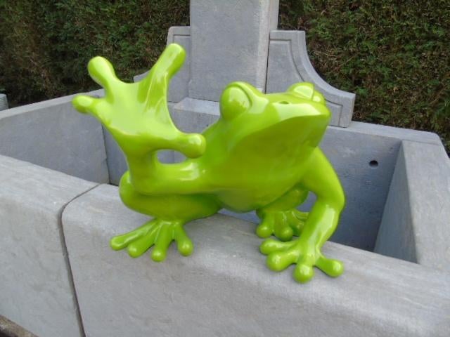 XXL groen gelakte kikker, nieuw!, Ophalen of Verzenden, Nieuw, Dier