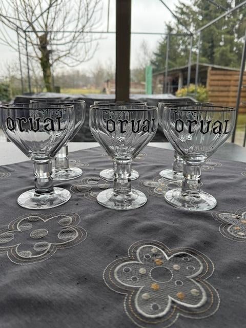 Orval bierglazen, Enlèvement, Comme neuf, Verre à bière