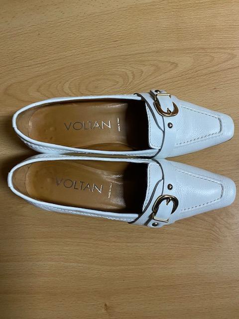 Schoenen dames Voltan - leer, Wit, Voltan, Ophalen of Verzenden, Zo goed als nieuw