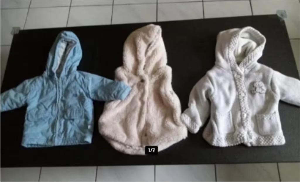 kinderen : jasjes en bodywarmers van 6 m. tot 4 j - 3€/jasje, Ophalen of Verzenden, Gebruikt, Jas