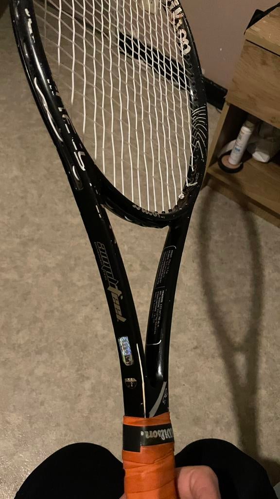 Wilson blade 93 blx, Sport en Fitness, Ophalen of Verzenden, Gebruikt, Racket, Wilson