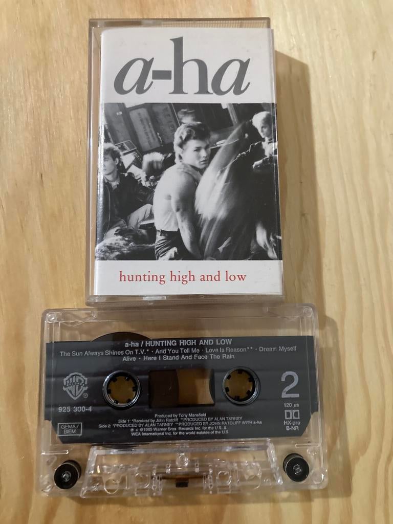 A-Ha cassette hunting high and low, Ophalen of Verzenden, Zo goed als nieuw