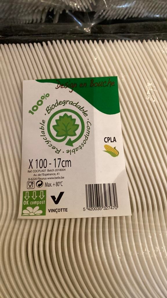 plastic vorken, Ophalen
