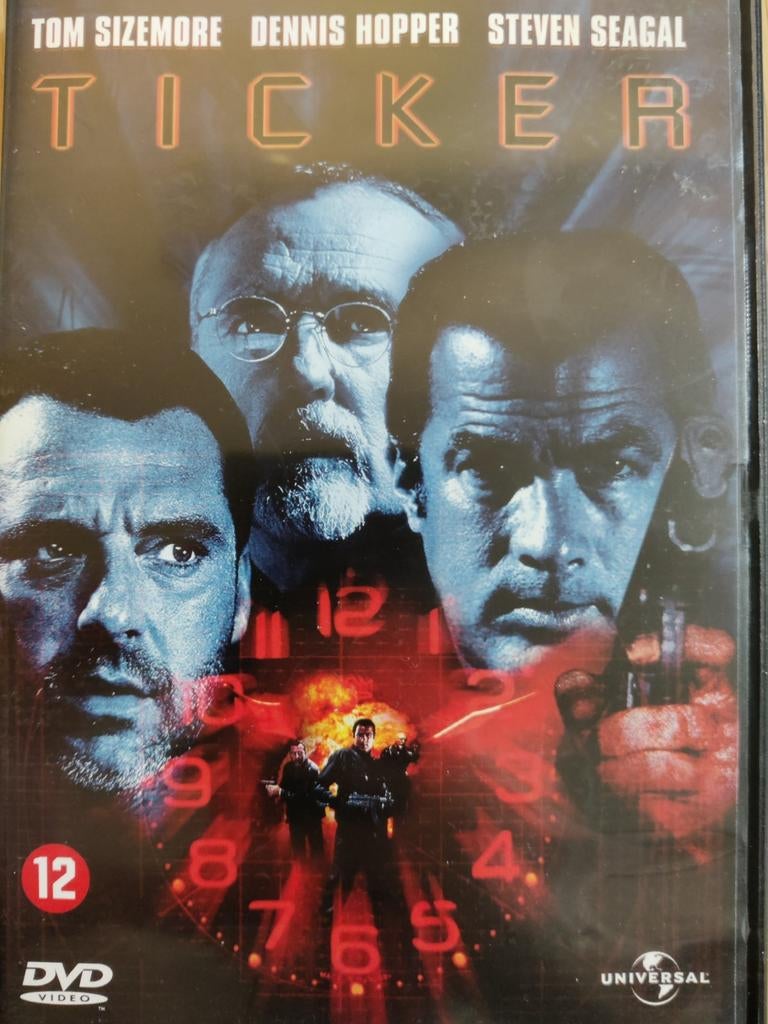 Ticker (2001) (Steven Seagal, Dennis Hopper) DVD, CD & DVD, Enlèvement ou Envoi, Comme neuf
