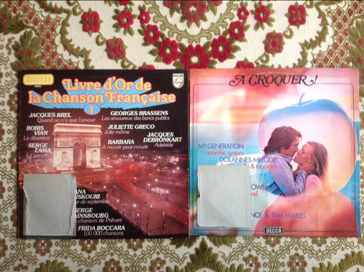 Vinyl LP Verzamel album Franse chanson en a croquer, Ophalen of Verzenden, Gebruikt, Overige genres