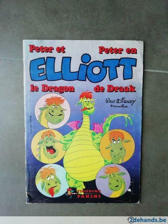 Panini album Elliott en de draak, Ophalen of Verzenden, Gebruikt