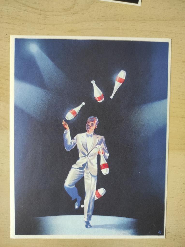 Cirque: 60 vignettes ARTIS neuves 1954, Collections, Photos & Gravures, Neuf, Autres sujets/thèmes, 1940 à 1960, Enlèvement ou Envoi