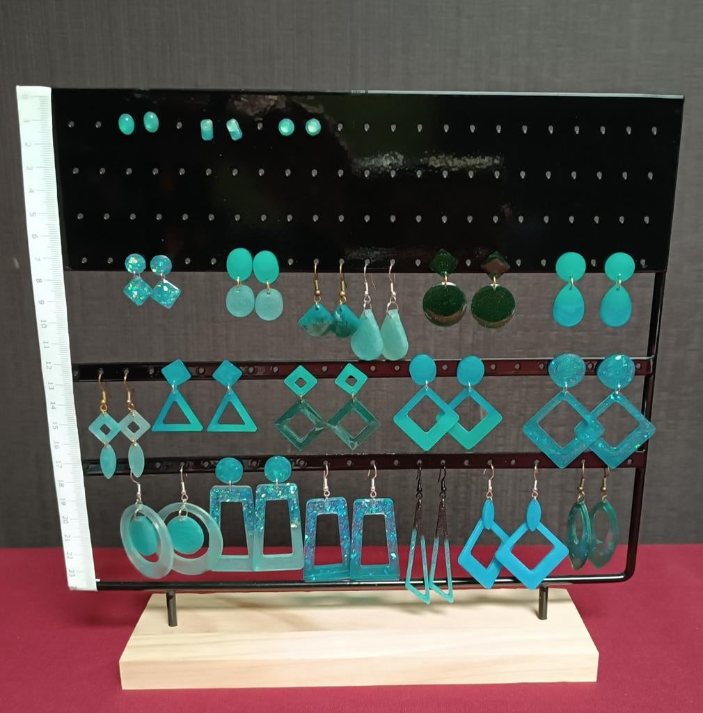 epoxy oorringen, Handtassen en Accessoires, Ophalen, Nieuw