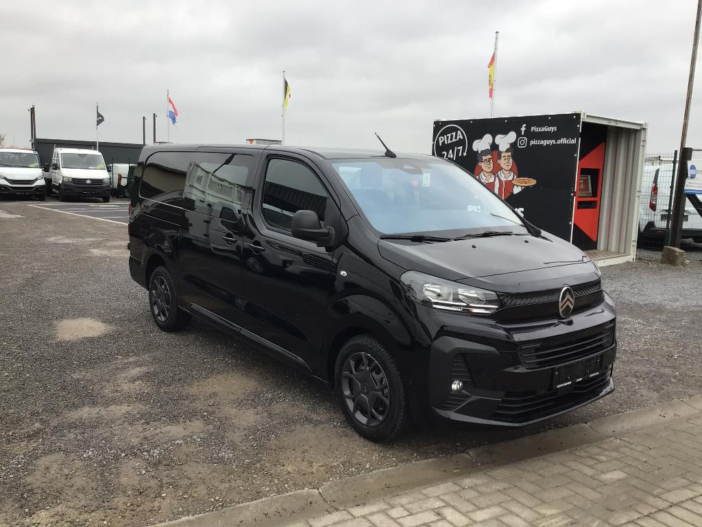 citroen jumpy l3 180pk automaat dubbel/cabine 2025 10km, Euro 6, Entreprise, Citroën, Noir