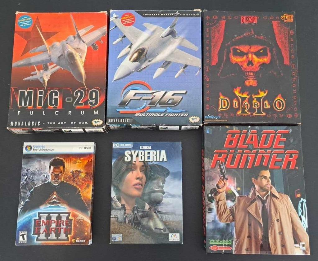 Lot Big Box CD PC games (apart verkrijgbaar), Enlèvement ou Envoi, Comme neuf