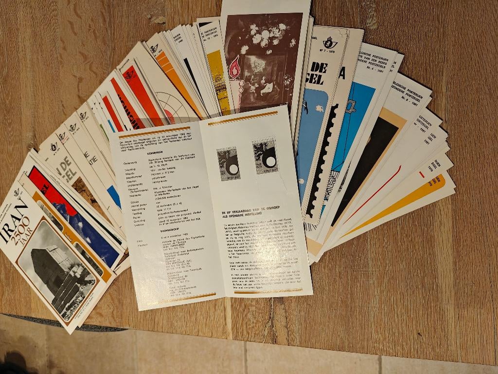 postzegels belgie met behorende info boekjes, Ophalen, Postfris, Postfris