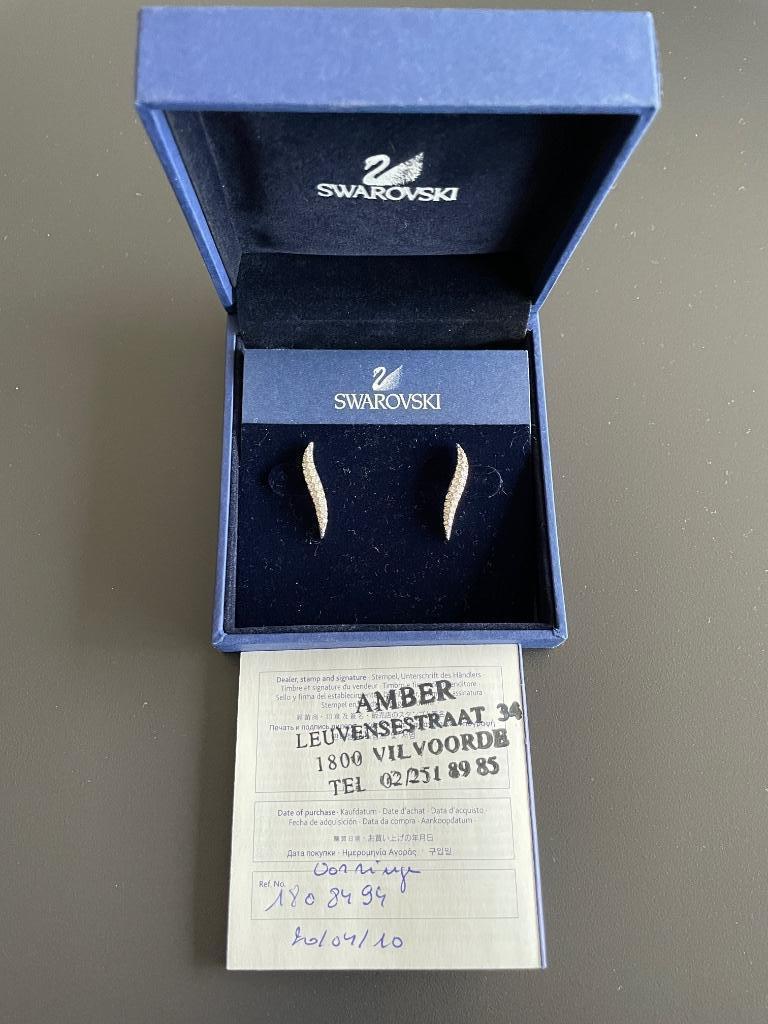 Swarovski oorbellen ‘Aline’, Ophalen, Gebruikt