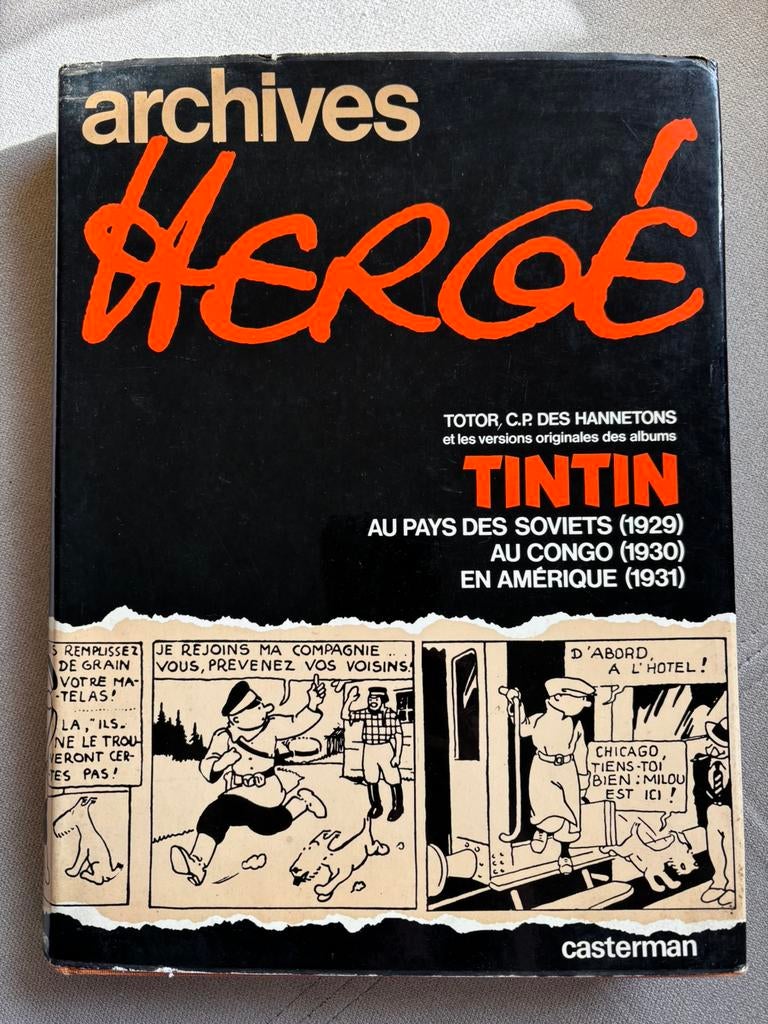 Archives Hergé - Tintin, Enlèvement, Comme neuf