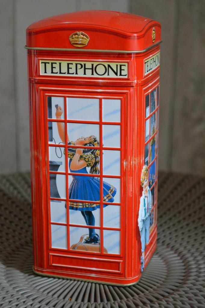 Churchill's telephone kiosk Money box, Ophalen of Verzenden, Zo goed als nieuw, Metaal of Blik, Object of Gebouw