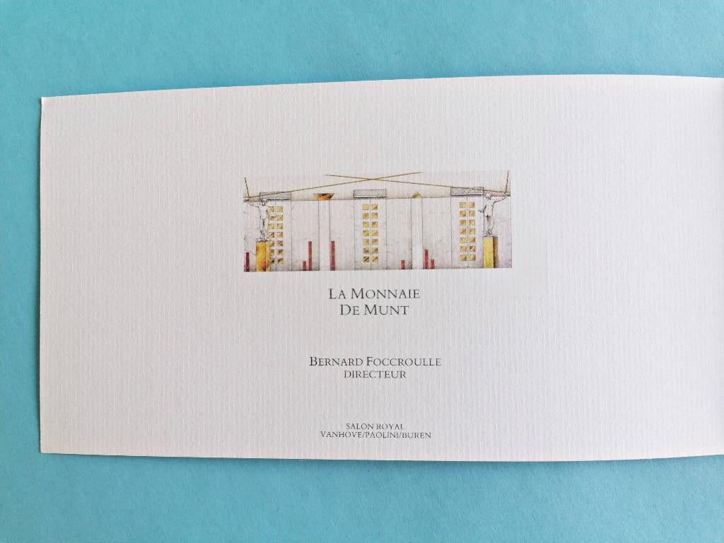 Sabena Document #037A Invitation De Munt - Dutch, Ophalen of Verzenden, Nieuw