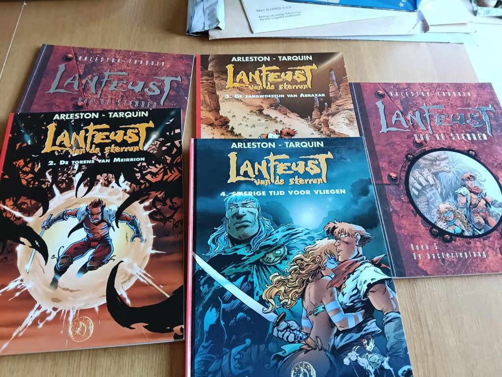 5 strips Lanfeust van de sterren, Ophalen of Verzenden