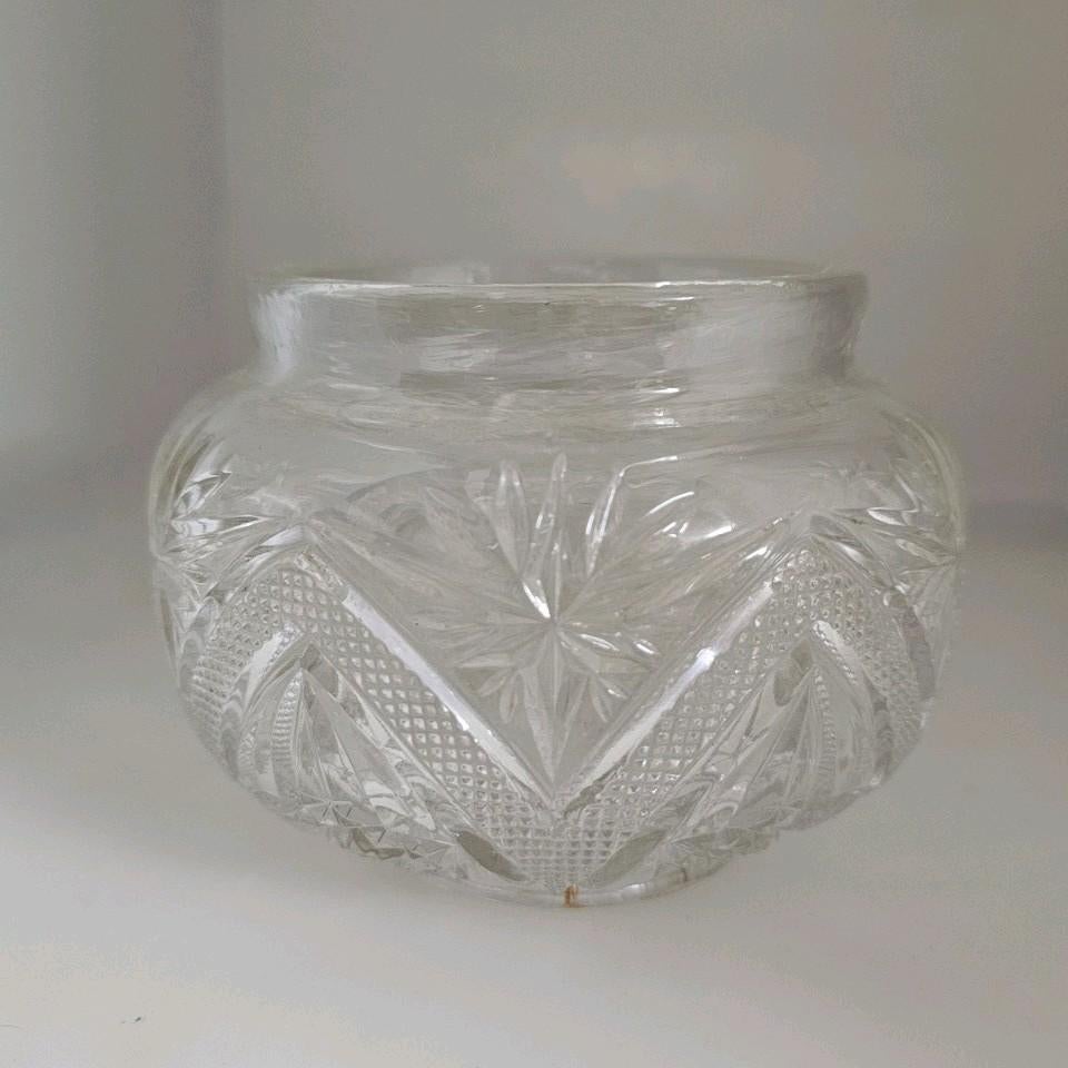 Schaaltje persglas oud vide poche, Ophalen of Verzenden